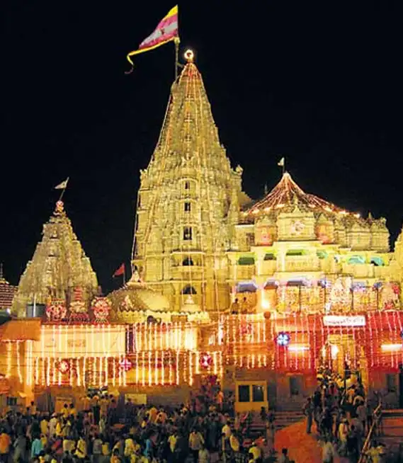 Prem mandir night view